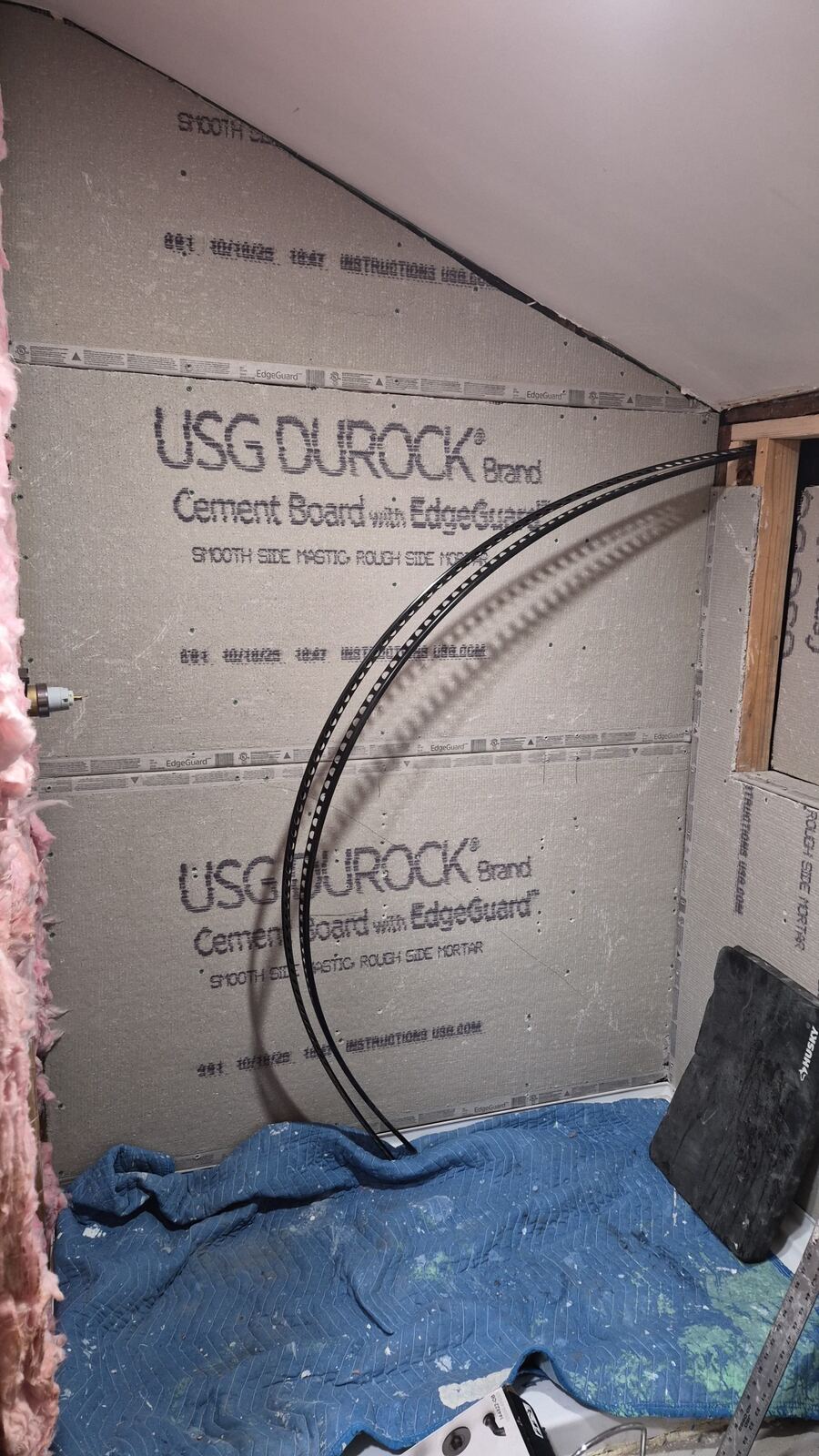 Custom Shower Tile Prep