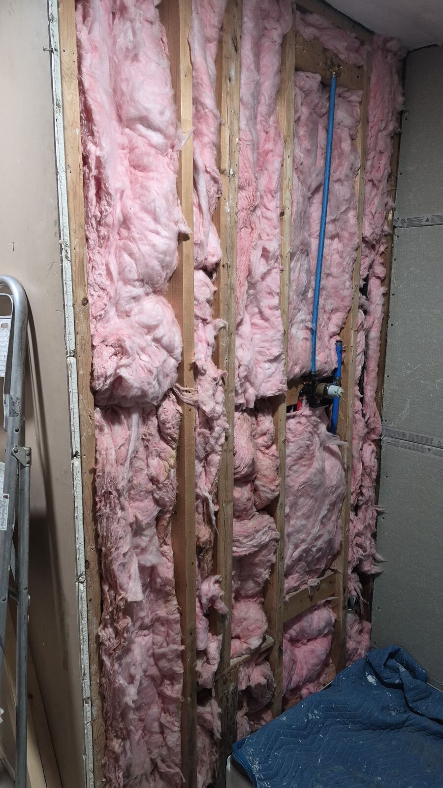 Wall Insulation & Plumbing