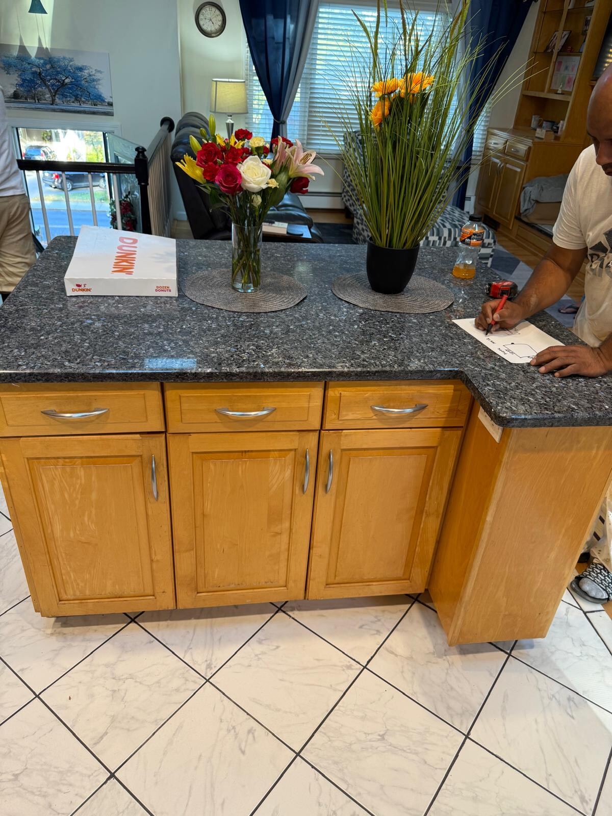 Kitchen Island — Before